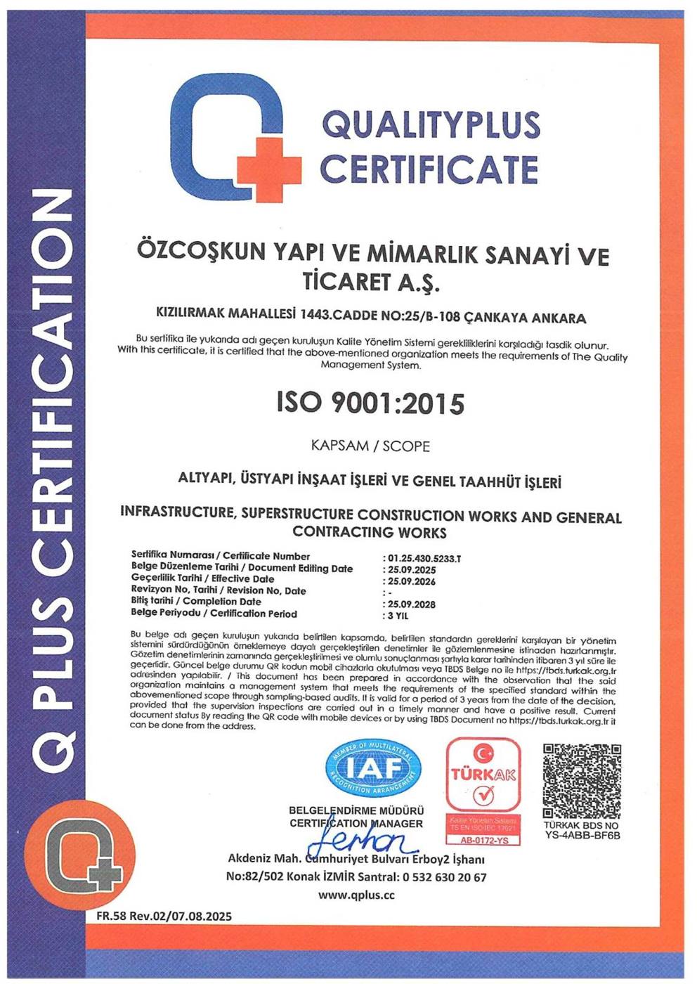 ISO 9001:2015